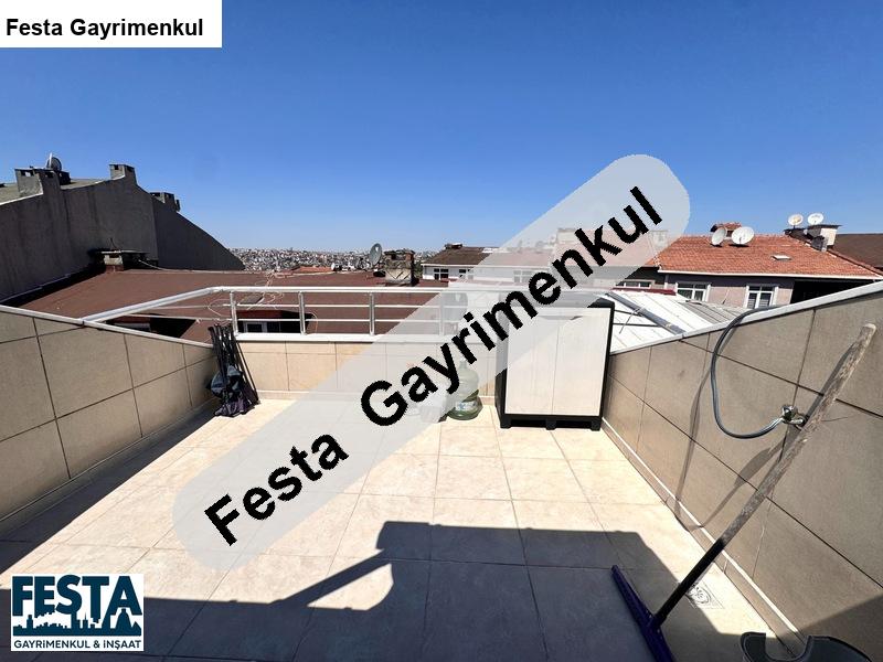 festa'dan metrobüs4dk 1+1 teraslı full aydınlık eşyalı daire