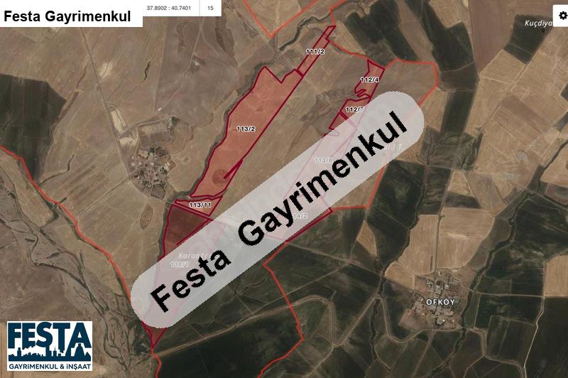 festa'dan diyarbakır bismil'de 530 dönüm sulu tarla firsat